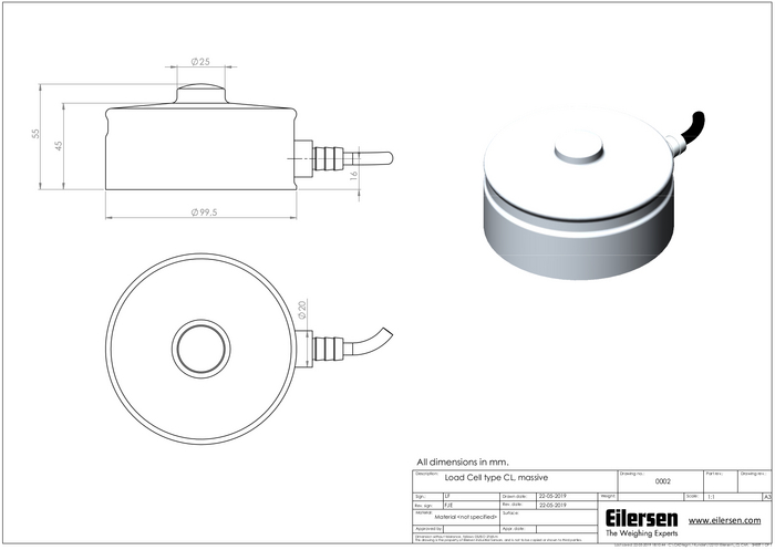 Eilersen Compression Load Cell Cl Cl Ex Eilersen Compression Load Cell Cl Cl Ex